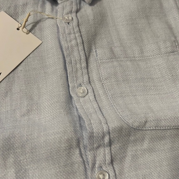 Zara cotton dress shirt soft touch baby boy 12-18 months new blue - Picture 4 of 8